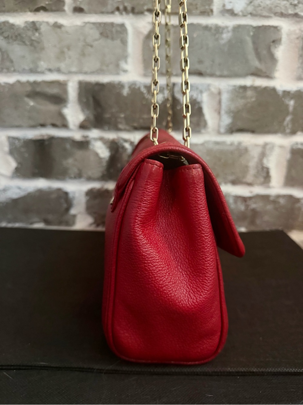 Red Louis Vuitton Monogram Empreinte Saint-Germain crossbody shoulder bag - Picture 2 of 12